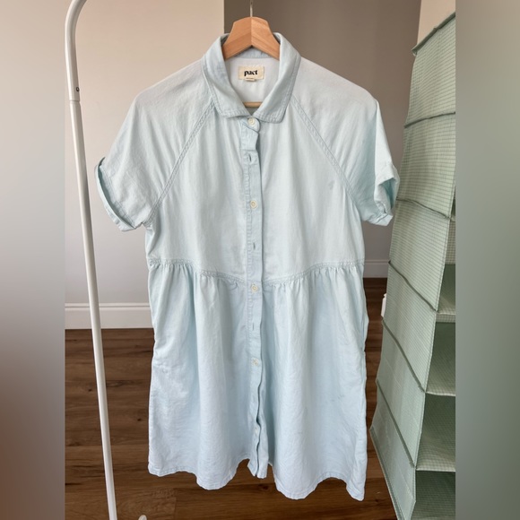 weworewhat denim dress Laura Maxi 8 Best Denim dress DayWeddingDress US SIZE:22 and a back zip